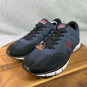 RBX Live Life Active Shoes Men Size 12W Navy & Black Wide Width Running Sneakers